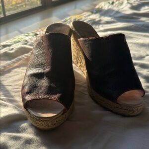 Gaimo Burnt Orange Leather Slip-On Flat